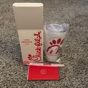 Chick-fil-A Insulated Cup - White and Red